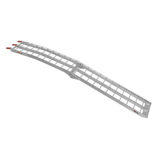 NÁJAZDOVÁ RAMPA - SKLADACIE - HLINÍKOVÁ ŠIROKÁ, Q-TECH (MAX. NOSNOSŤ 300 KG, 1 KS)