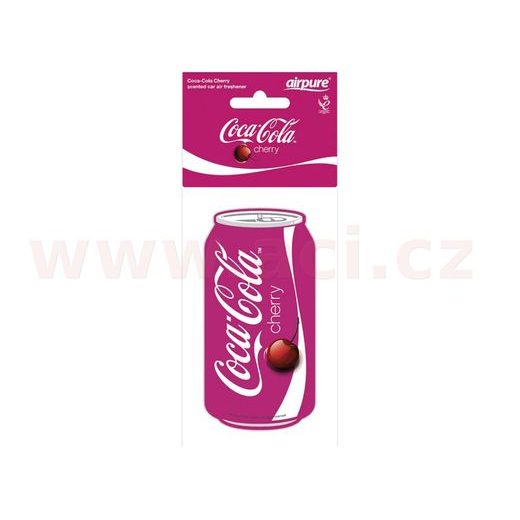 COCA-COLA ZÁVĚSNÁ VŮNĚ, VŮNĚ COCA COLA CHERRY - PLECHOVKA