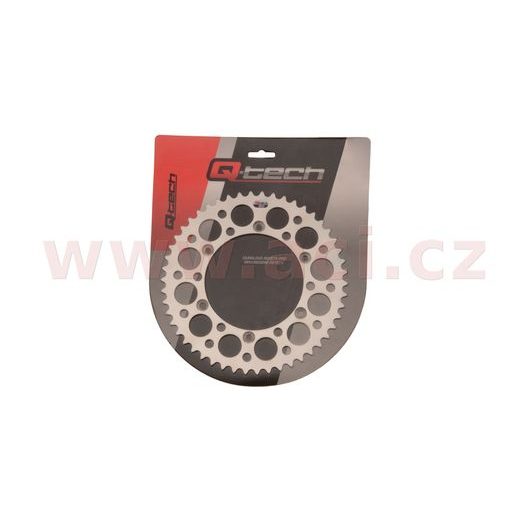 DURALOVÁ ROZETA PRE SEKUNDÁRNE REŤAZY TYPU 520, Q-TECH (STRIEBORNÝ ELOX, 50 ZUBOV)