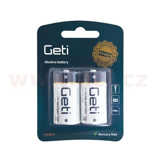 BATERIE ALKALICKÁ TYP C, LR14, 1.5 V (SADA 2 KS)