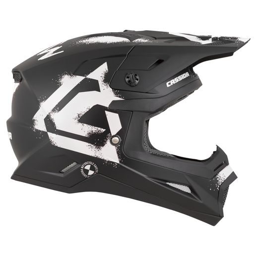 PRILBA CROSS CUP 2 CREW, CASSIDA (ČIERNA MATNÁ/BÍLÁ) 2026