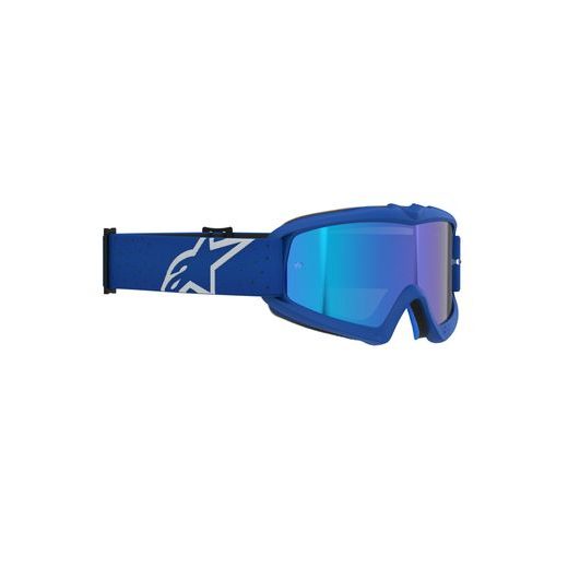 OKULIARE VISION YOUTH VESTA, ALPINESTARS, DETSKÉ (MODRÁ/BÍLÁ, ZRKADLOVÉ MODRÉ PLEXI) 2027