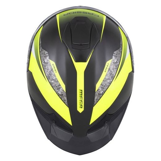 PRILBA INTEGRAL GTS 2.1 MEGA, CASSIDA (ČERNÁ/ŽLUTÁ FLUO/BÍLÁ) PLEXI S PRÍPRAVOU PRE PINLOCK 2026