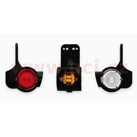 POZIČNÍ SVĚTLO LED (113X86 MM) KOMBINACE 3V1 S GUMOVÝM DRŽÁKEM, KABEL 0,5 M, P