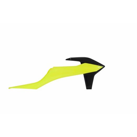 SPOJLERY CHLADIČA KTM, RTECH (NEON ŽLTO-ČIERNE, PÁR)