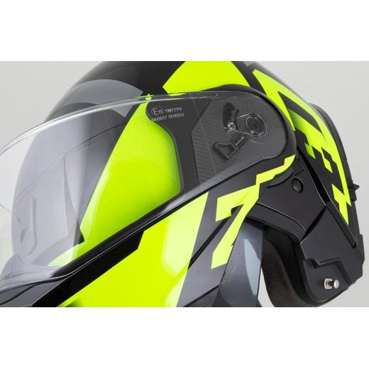 PRILBA F19, ZED (ČERNÁ/ŽLUTÁ FLUO) 2026