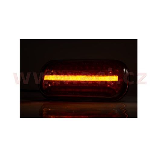 ZADNÍ SVĚTLO LED 214,3X94,3 MM, S DYNAMICKÝM SMĚR. SVĚTLEM, KABEL 1 M, L=P