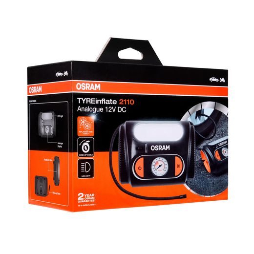 OSRAM KOMPRESOR, ANALOGOVÝ UKAZATEL - TYREINFLATE 2110 12V