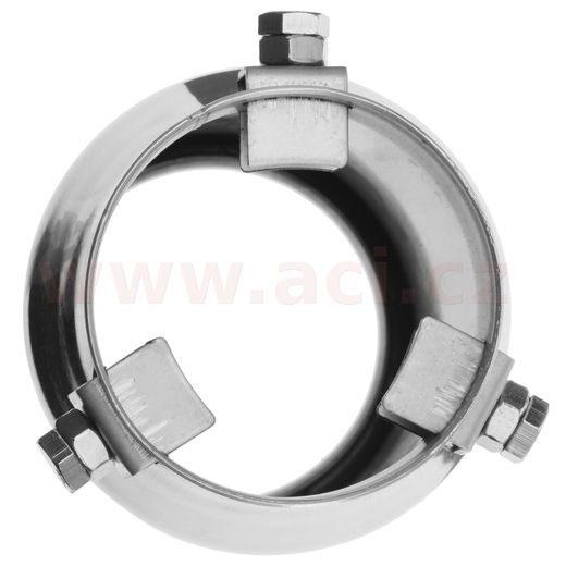 KONCOVKA VÝFUKU NEREZOVÁ KULATÁ, VNITŘNÍ PRŮMĚR 35-57 MM, PRŮMĚR KONCOVKY 76 MM, DÉLKA 180 MM ASSO