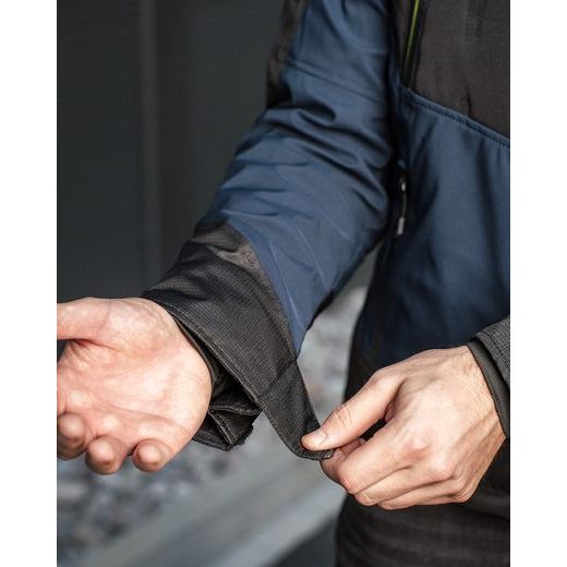 LS2 ZIRCONIUM MAN JACKET BLUE BLACK H-V YELLOW