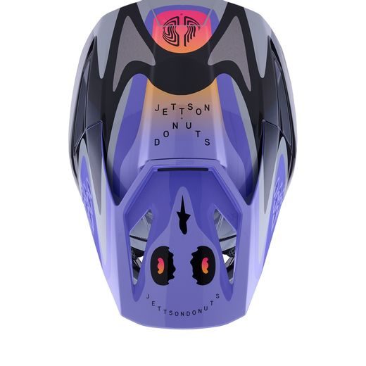 PRILBA S-M3 EDÍCIA JETT LAWRENCE, ALPINESTARS, DETSKÁ (ŠEDÁ/FIALOVÁ/ČERNÁ) 2026