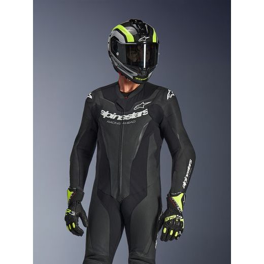 JEDNODIELNA KOMBINÉZA GP FORCE V2, ALPINESTARS (ČERNÁ/BÍLÁ) 2026
