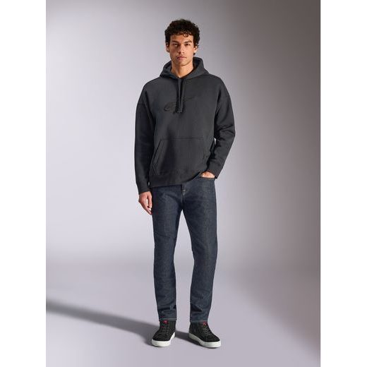 MIKINA EMERGENT OVERSIZED HOODIE, ALPINESTARS (ČIERNA)