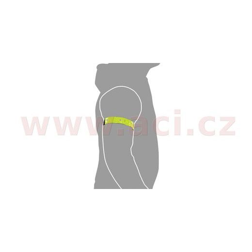 REFLEXNÉ PÁSIK SA 4-MI LED DIÓDAMI BRIGHT BAND PLUS, OXFORD (ŽLTÁ FLUO)