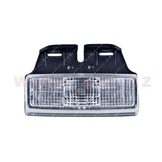 BOČNÍ POZIČNÍ SVĚTLO BÍLÉ (S OBJ.) A PRAVOÚHLÝM DRŽÁKEM TRUCK L=P