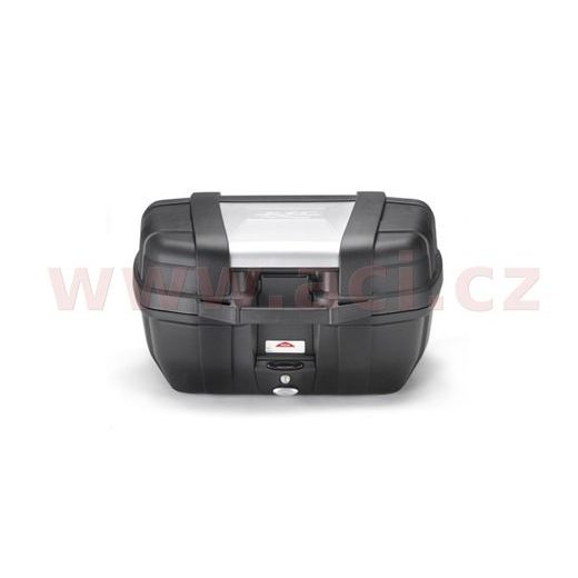 MONOKEY TOPCASE GARDA - 52L, KAPPA (ČERNÝ/STŘÍBRNÝ, KOMPOZIT)