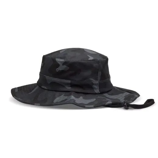 FOX BASE OVER SUN HAT - BLACK CAMO