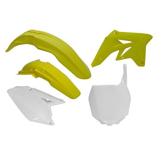 SADA PLASTOV SUZUKI, RTECH (ŽLTO-BIELE, 5 DIELOV)