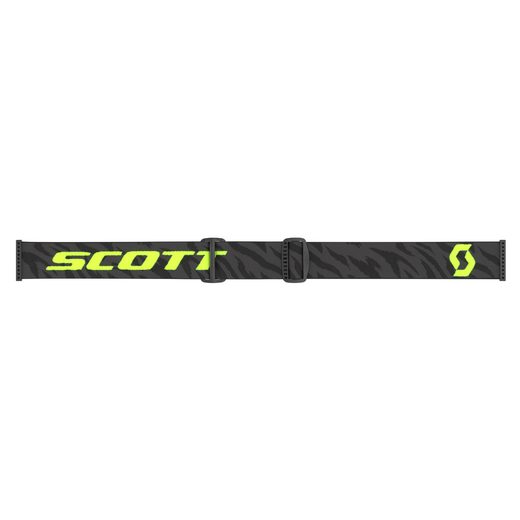 SCOTT BRÝLE FURY ZEBRA BLACK/NEON YELLOW YELLOW CHROME WORKS