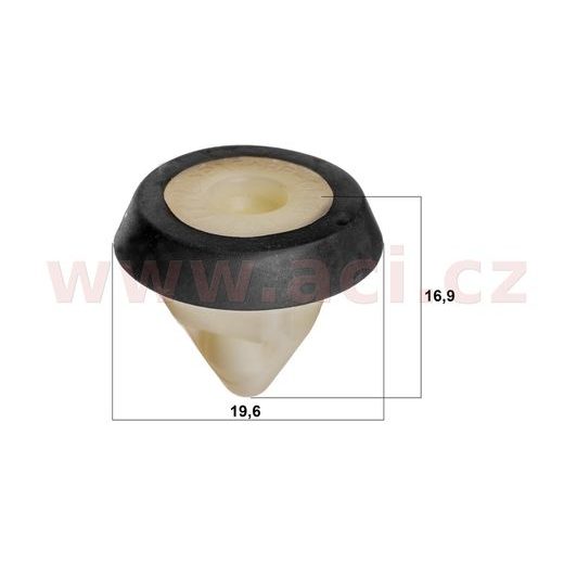 PLASTOVÁ PŘÍCHYTKA S VNITŘNÍM ZÁVITEM (SADA 10 KS)