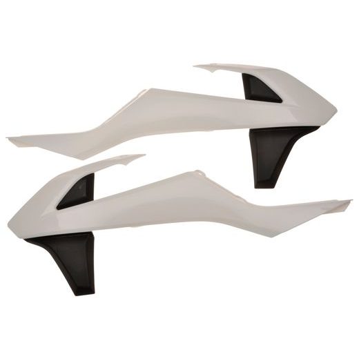 SPOJLERY CHLADIČA KTM, RTECH (BIELO-ČIERNE, PÁR)