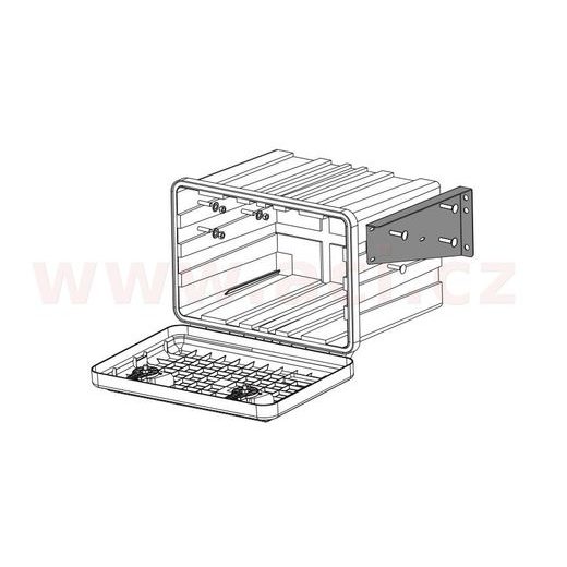 DRŽÁK BOXU JUST 600 A 750 HORIZONTÁLNÍ (SADA PRO 1 BOX) ORIGINÁL
