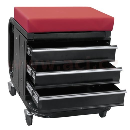 ÚLOŽNÝ BOX - SEDÁTKO NA KOLEČKÁCH, 3 ZÁSUVKY