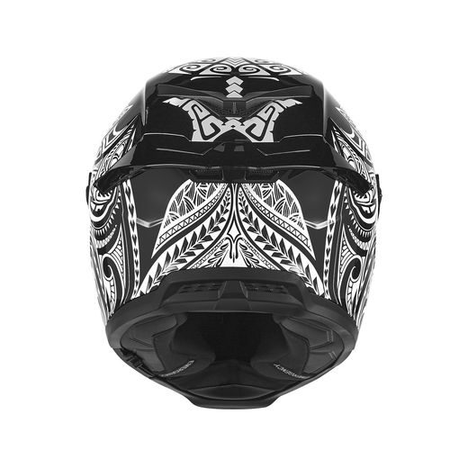 PRILBA GOLIATH MAORI, NOX EXKLUSIV (ČIERNA MATNÁ, BIELA) 2026