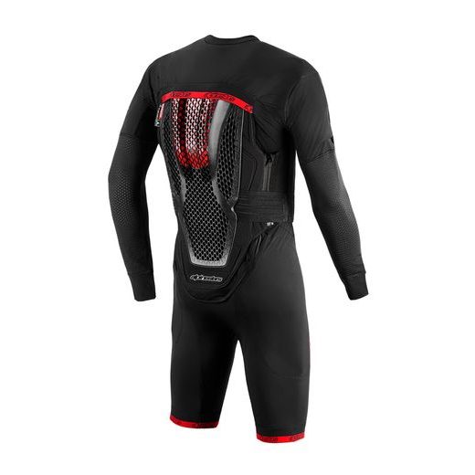 AIRBAGOVÁ VESTA TECH-AIR®10 V2 RACE SYSTEM, ALPINESTARS (ČERNÁ/ČERVENÁ/ŠEDÁ) 2026