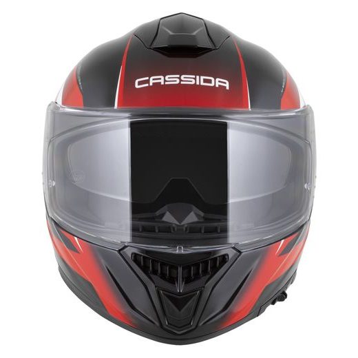 PRILBA INTEGRAL GTS 2.1 MEGA, CASSIDA (ČERNÁ/ČERVENÁ/BÍLÁ) PLEXI S PRÍPRAVOU PRE PINLOCK 2026