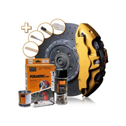 FOLIATEC DVOUSLOŽKOVÁ BARVA NA BRZDY, BARVA: HYPER GOLD METALLIC