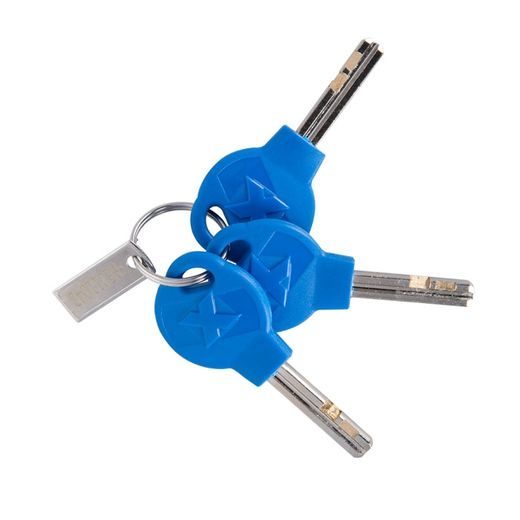 ZÁMEK U PROFIL ALARM-D PRO DUO S OCELOVÝM LANEM, OXFORD (INTEGROVANÝ ALARM, 320 MM X 173 MM, PRŮMĚR ČEPU 14 MM)