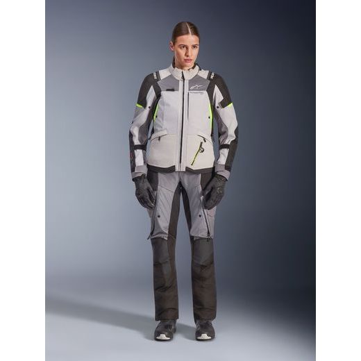 BUNDA STELLA ANDES V4 DRYSTAR, ALPINESTARS, DÁMSKA (TMAVO ŠEDÁ/SVĚTLE ŠEDÁ/ČERNÁ/ŽLUTÁ FLUO) 2026