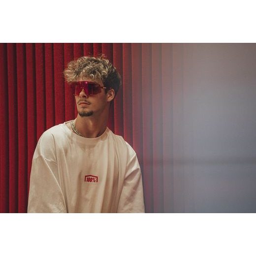 SLNEČNÉ OKULIARE SLENDALE, 100% - USA (HIPER FIRE ČERVENÉ SKLO)