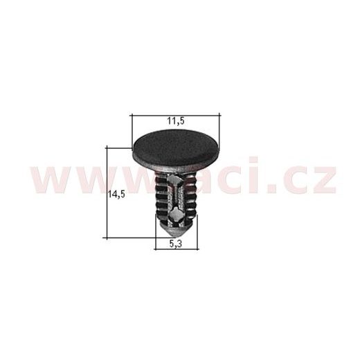 PLASTOVÁ PŘÍCHYTKA (SADA 10 KS)