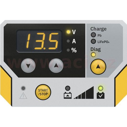 NABÍJEČKA/STABILIZOVANÝ ZDROJ GYS DIAG-BATIUM 100.12 FV, 12 V, 5-1200 AH, KABELY 2.5 M