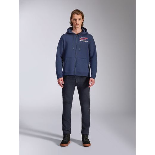 MIKINA FORMULATION HOODIE, ALPINESTARS (MODRÁ)