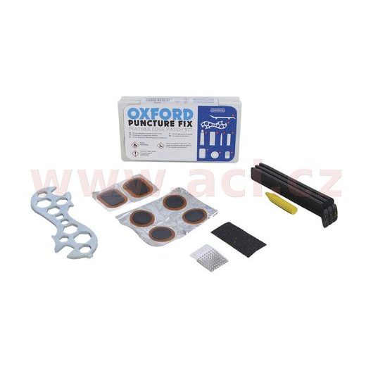 OPRAVNÁ SADA SA ZÁPLATAMI PRE CYKLO PNEU, MOPEDY A MALÉ MOTO VR. PRÍPRAVKOV, OXFORD (OBCHODNÉ BALENIE 10 SAD)