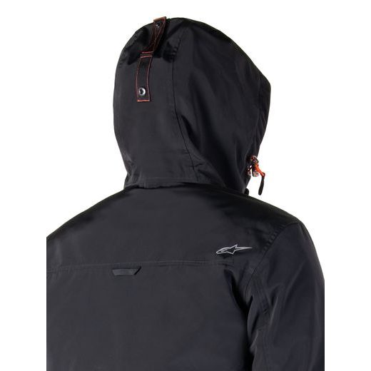 BUNDA MOOTANT WATERPROOF PARKA, ALPINESTARS (ČERNÁ/ORANŽOVÁ FLUO) 2026