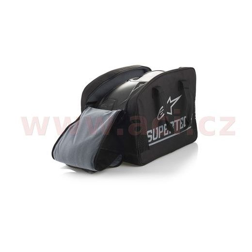 TAŠKA NA PRILBU POLSTROVANÁ, ALPINESTARS (ČERNÁ/ŠEDÁ/BÍLÁ)