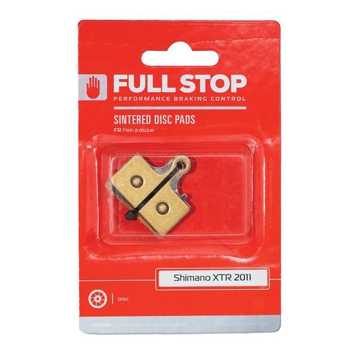 BRZDOVÉ DESTIČKY PRO SYSTÉMY SHIMANO/FSA/CLARKS, FULL STOP (SINTEROVANÁ SMĚS) SADA 2 KS