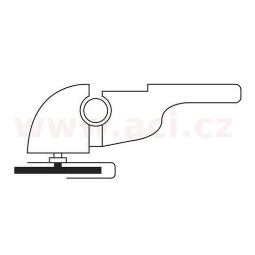 LAMELOVÝ KOTOUČ ŠIKMÝ 125 MM (PRO INOX/OCEL, OCEL) HRUBOST P80, LUKAS (NĚMECKO)