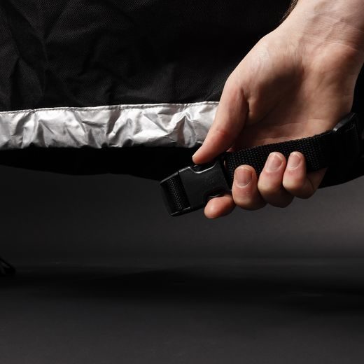 PLACHTA NA MOTORKU STORMEX PRE, OXFORD (ČIERNA)