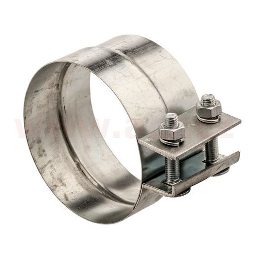 PLOCHÁ SPONA (2 RŮZNÉ ŠÍŘKY) FENNO PRŮMĚRY 101,6 A 106,6 MM, NEREZOVÁ OCEL