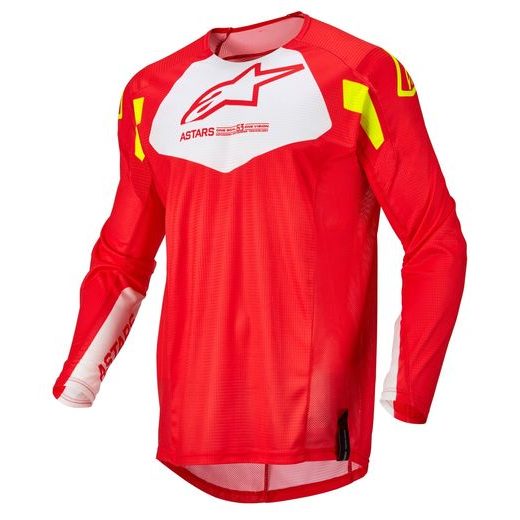 DRES RACER FACTORY, ALPINESTARS, DETSKÉ (ČERVENÁ FLUO/BÍLÁ/ŽLUTÁ FLUO) 2022