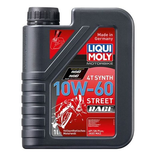 LIQUI MOLY MOTORBIKE 4T SYNTH 10W60 RACE, PLNE SYNTETICKÝ MOTOROVÝ OLEJ 1 L