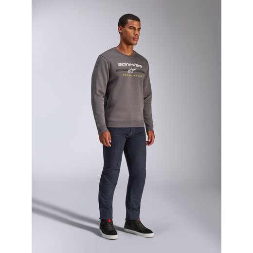 MIKINA BETTERN CREW, ALPINESTARS (ŠEDÁ)