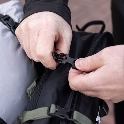 ZAVAZADLOVÉ POPRUHY ATLAS B-CLIP, 2 KS, OXFORD (ZELENÁ, 17MM X 2M)