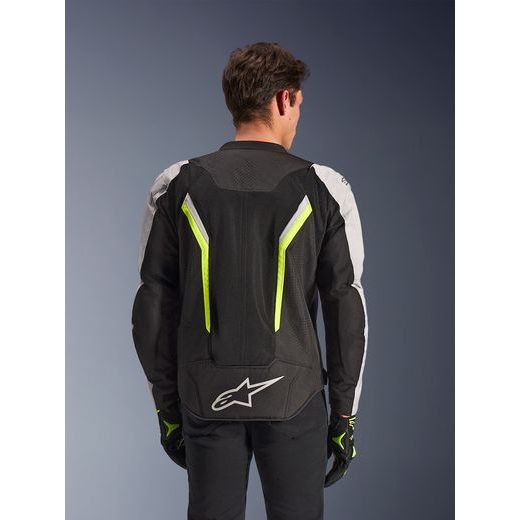 BUNDA AST V3 AIR, ALPINESTARS (BÍLÁ/ŽLUTÁ FLUO/ČERNÁ) 2026