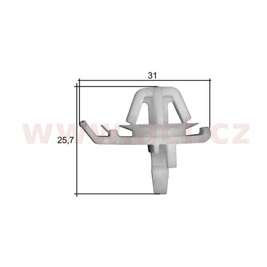 PLASTOVÁ PŘÍCHYTKA (SADA 5 KS)